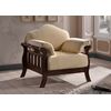 Кресло 1062LC (Br.Oak/Veloci B Beige) | Интернет магазин мебели и декора LifeDekor