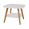 Стол журнальный Хадсон белый/дуб светлый | Интернет магазин мебели и декора LifeDekor