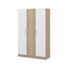 Шкаф «Алёна» 3-х дверный (без зеркал), Дуб сонома/Белый | Интернет магазин мебели и декора LifeDekor
