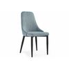 Стул Kora light blue / black | Интернет магазин мебели и декора LifeDekor