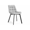 Стул Челси черный / светло-серый | Интернет магазин мебели и декора LifeDekor