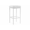 Барный стул Лофт линкольн белый / белый матовый | Интернет магазин мебели и декора LifeDekor