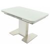 Стол «Тайбэй» стекло OPTI белое, каркас белый | Интернет магазин мебели и декора LifeDekor