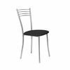 Стул для кухни SHADO Хлоя №5 Хром 3001, Цвет обивки: Черный, Цвет каркаса: хром | Интернет магазин мебели и декора LifeDekor