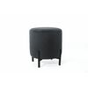 Пуф SHADO с обивкой велюр №10 Cabrio 17, Цвет обивки: Черный, Цвет каркаса: черный | Интернет магазин мебели и декора LifeDekor