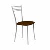 Стул для кухни SHADO Хлоя №5 Хром 3029, Цвет обивки: коричневый, Цвет каркаса: хром | Интернет магазин мебели и декора LifeDekor