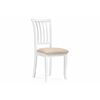 Стул деревянный Фрезино бежевый велюр / белый | Интернет магазин мебели и декора LifeDekor