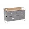 Комод "Ноа" широкий (каркас Белый / Светло-серый) | Интернет магазин мебели и декора LifeDekor