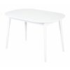 Стол овальный Алиса-1200  (белый/белый) раздвижной | Интернет магазин мебели и декора LifeDekor