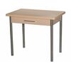 Стол М20 ДП1-02-05 900(1200)*600, ЛДСП:Дуб светлый, Н/стола (Металлик) | Интернет магазин мебели и декора LifeDekor