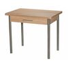 Стол М20 ДП1-02-05 900(1200)*600, ЛДСП:Дуб Сонома, Н/стола (Металлик) | Интернет магазин мебели и декора LifeDekor