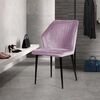 Стул Berg, бархат сиреневый 17 | Интернет магазин мебели и декора LifeDekor