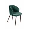 Стул Mont Blanc, бархат изумрудный 87 / черный конус | Интернет магазин мебели и декора LifeDekor