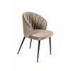 Стул Mont Blanc, бархат пепельно-бежевый 25 / черный конус | Интернет магазин мебели и декора LifeDekor