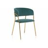 Стул Kamelia green / gold | Интернет магазин мебели и декора LifeDekor