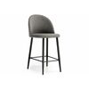 Барный стул Амизуре темно-серый / черный матовый | Интернет магазин мебели и декора LifeDekor