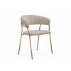 Стул Kamelia 1 beige / gold | Интернет магазин мебели и декора LifeDekor