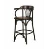 Стул барный 650 Венский твердый (темный тон) | Интернет магазин мебели и декора LifeDekor