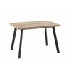 Стол Борг 120, Дуб каньон/черный | Интернет магазин мебели и декора LifeDekor