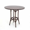 Стол обеденный круглый Зальцбург-0080 (темный тон) | Интернет магазин мебели и декора LifeDekor