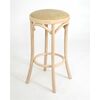Табурет барный 650 Венский мягкий (беленый дуб, экокожа бежевая) | Интернет магазин мебели и декора LifeDekor