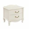 Прикроватная тумбочка Джульетта (2 ящика)  молочный дуб Ls | Интернет магазин мебели и декора LifeDekor