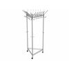 Вешалка напольная на колесах Пико 21 металлик | Интернет магазин мебели и декора LifeDekor