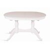 Стол обеденный овальный раздвижной Лилия-1300 (белая эмаль) | Интернет магазин мебели и декора LifeDekor