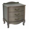 Тумбочка прикроватная "Джульетта" 3 ящ. (серый ясень) Вис | Интернет магазин мебели и декора LifeDekor