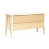 Комод Сканди 2 ящ. (Натуральное дерево/дуб шампань) | Интернет магазин мебели и декора LifeDekor
