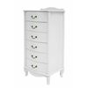 Комод "Джульетта" узкий 6 ящ. (молочный дуб) Вис | Интернет магазин мебели и декора LifeDekor