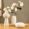 Вазы керамические комплект IST-066, 4 предмета, белый | Интернет магазин мебели и декора LifeDekor