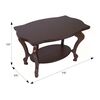 Стол журнальный Берже 1 темно-коричневый | Интернет магазин мебели и декора LifeDekor