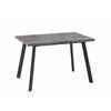 Стол Борг-140 Дымчатая керамика/черный | Интернет магазин мебели и декора LifeDekor