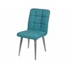 Стул ДП2-17 «Даллас», ткань «Канди Аквамарин», каркас металлик | Интернет магазин мебели и декора LifeDekor