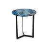 Журнальный стол Роб D-450 лазурит / черный | Интернет магазин мебели и декора LifeDekor