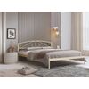 Кровать двуспальная Флоренция 180х200 (металлическое основание/Бежевый) | Интернет магазин мебели и декора LifeDekor