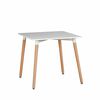 Стол EAMES белый 80*80 см | Интернет магазин мебели и декора LifeDekor