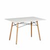 Стол EAMES белый 120*80 см | Интернет магазин мебели и декора LifeDekor