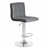 Стул барный DOBRIN CANDY, светло-серый-чёрный, Вариант: светло-серый-чёрный | Интернет магазин мебели и декора LifeDekor