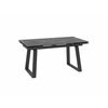 Стол Барон 160, Камень тёмный  Compakt cer/Чёрный | Интернет магазин мебели и декора LifeDekor