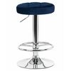 Табурет барный DOBRIN BRUNO, синий велюр (MJ9-117), Вариант: синий велюр (MJ9-117) | Интернет магазин мебели и декора LifeDekor