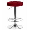 Табурет барный DOBRIN BRUNO, бордовый велюр (MJ9-43), Вариант: бордовый велюр (MJ9-43) | Интернет магазин мебели и декора LifeDekor