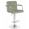 Стул барный DOBRIN KRUGER ARM, мятный велюр (MJ9-87), Вариант: мятный велюр (MJ9-87) | Интернет магазин мебели и декора LifeDekor