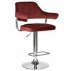 Стул барный DOBRIN CHARLY, винный велюр (MJ9-35), Вариант: винный велюр (MJ9-35) | Интернет магазин мебели и декора LifeDekor