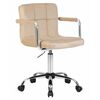 Офисное кресло для персонала DOBRIN TERRY, бежевый велюр (MJ9-10), Вариант: бежевый велюр (MJ9-10) | Интернет магазин мебели и декора LifeDekor