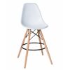 Стул барный LMZL-PP623G, ножки светлый бук, цвет сиденья белый, Вариант: ножки светлый бук, цвет сиденья белый | Интернет магазин мебели и декора LifeDekor