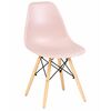 Стул обеденный DOBRIN DSW, ножки светлый бук, цвет светло-розовый (PK-02), Вариант: ножки светлый бук, цвет светло-розовый (PK-02) | Интернет магазин мебели и декора LifeDekor