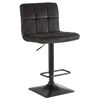 Стул барный DOBRIN DOMINIC, черный велюр (MJ9-101), Вариант: черный велюр (MJ9-101) | Интернет магазин мебели и декора LifeDekor