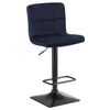 Стул барный DOBRIN DOMINIC, темно-синий велюр (MJ9-118), Вариант: темно-синий велюр (MJ9-118) | Интернет магазин мебели и декора LifeDekor